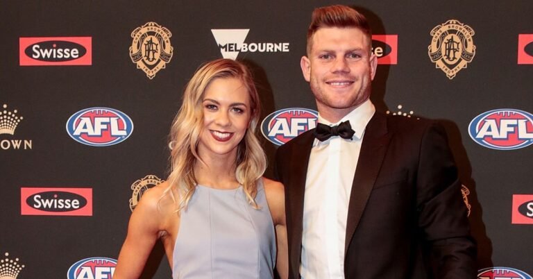 AFL star Taylor Adams and Ellie Thornycroft wed in lavish ceremony