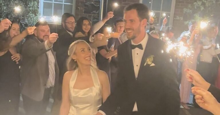 Brisbane Lions star Darcy Fort marries partner Jasmine Weiss in stunning ceremony: 'Celebrating the Forts'