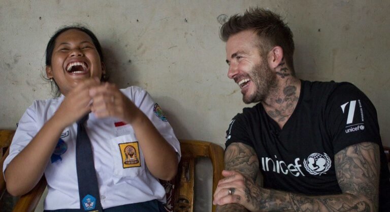 Stories from the UN Archive: Beckham’s goals for children