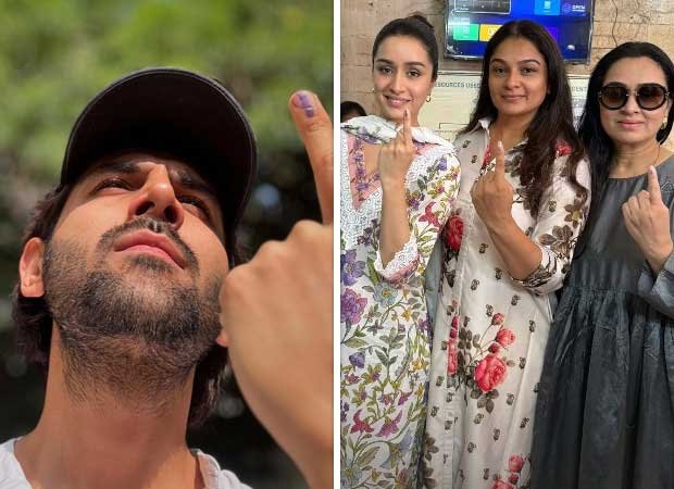 Voting Day 2024: Kartik Aaryan, Shraddha Kapoor, Raveena Tandon, and others drop social media posts after casting their votes 2024 : Bollywood News