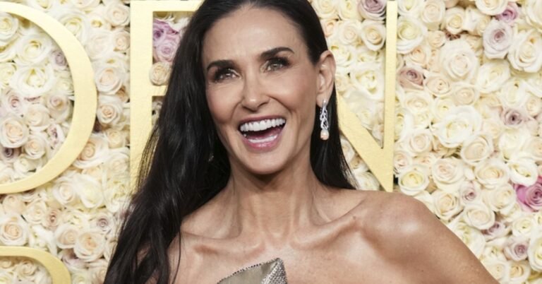 Golden Globes 2025: Demi Moore's emotional acceptance speech after first major acting award win