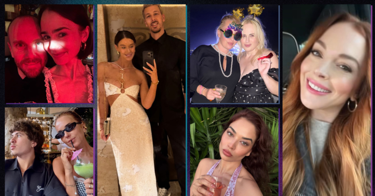 How the stars celebrated New Year's Eve and the start of 2025 | Isla Fisher, Rebel Wilson, Lily Collins, Naomi Watts and more