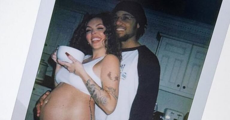 Little Mix singer Jesy Nelson announces her pregnancy with Zion Foster and hints she's expecting twins: 'Eating for three now'