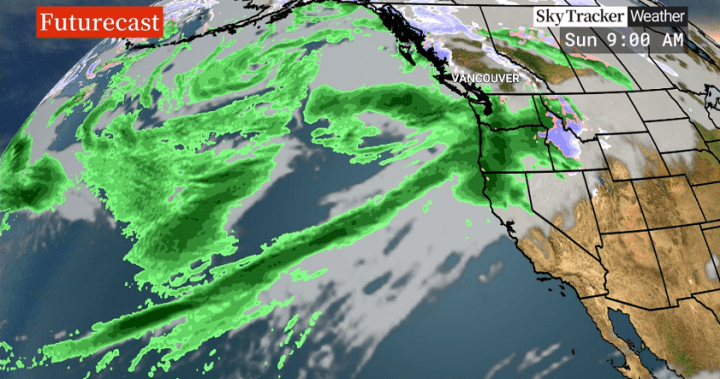 B.C.’s South Coast in for a soaking as atmospheric rivers move in - BC