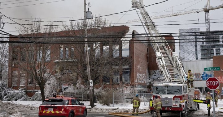 Massive fire damages former Bloomfield school buildings in Halifax - Halifax