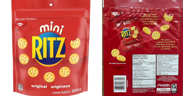 Mini Ritz crackers are being pulled off shelves in Canada. Here’s why - National