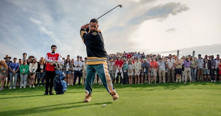 Netflix gaat achter de schermen bij 'Happy Gilmore 2': professionele golfers bezoeken de set