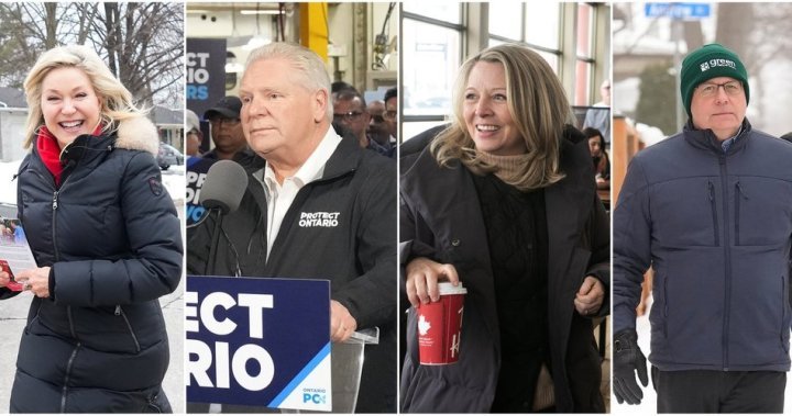 Ontario votes 2025: Party leaders fan out on last weekend of election campaign